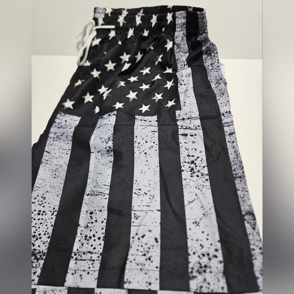 Graphic Unisex Lightweight Drawstring Shorts W/Pockets Size Various XLPlus #M-94 - Picture 10 of 10